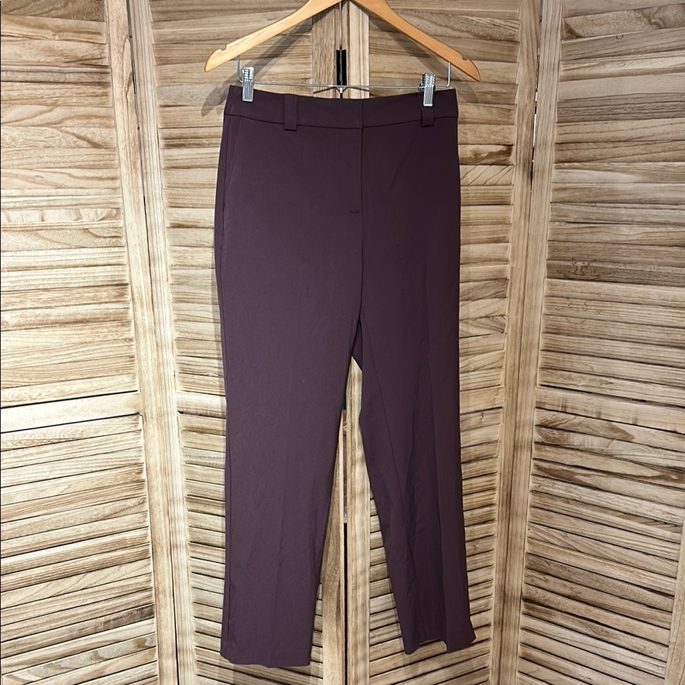 Reitmans Women's Deep Burgundy Straight Leg Pants